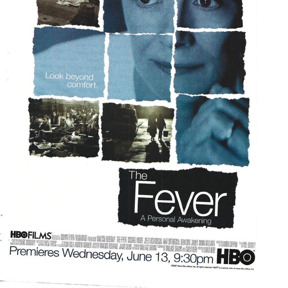 HBO Films The Fever Vanessa Redgrave HBO ADVERT 2000s Print Ad - Picture 3 of 4